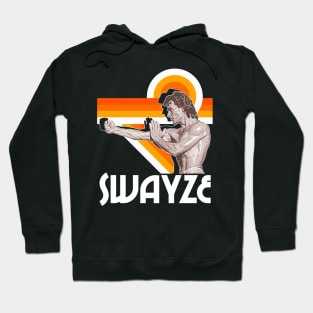 Patrick Swayze Shirtless Hot Bod FanArt Tribute Hoodie